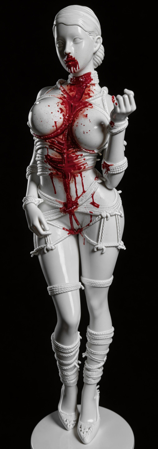 Under the Skin: Angelica - Blutrausch, Statue von SPACEart