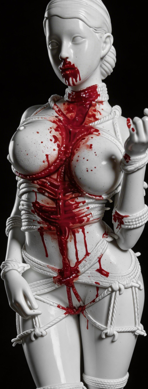 Under the Skin: Angelica - Blutrausch, Statue von SPACEart