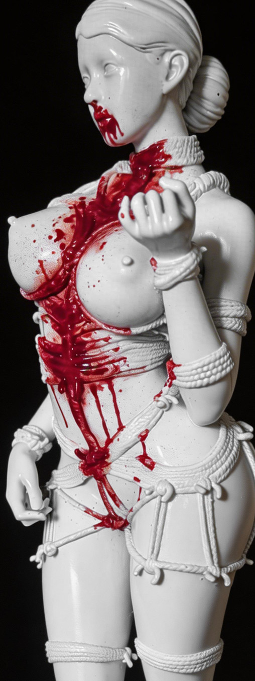 Under the Skin: Angelica - Blutrausch, Statue von SPACEart