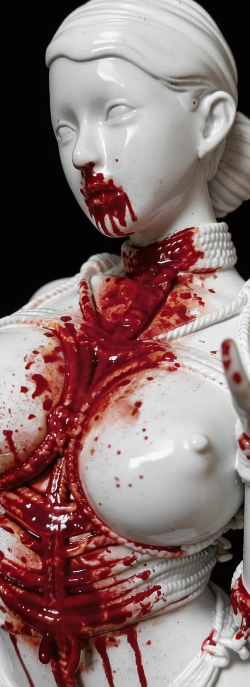 Under the Skin: Angelica - Blutrausch, Statue von SPACEart