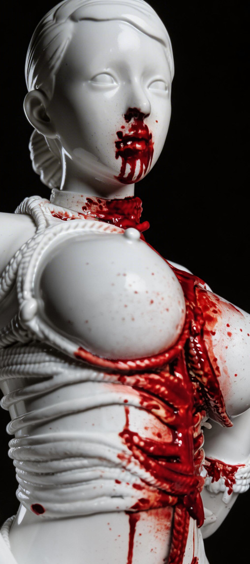 Under the Skin: Angelica - Blutrausch, Statue von SPACEart