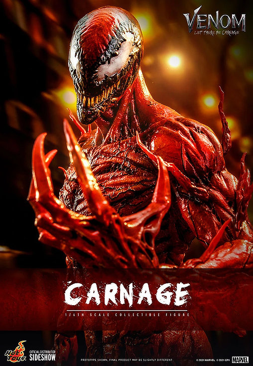 Venom - Let There Be Carnage: Carnage, 1/6 Figur von Hot Toys