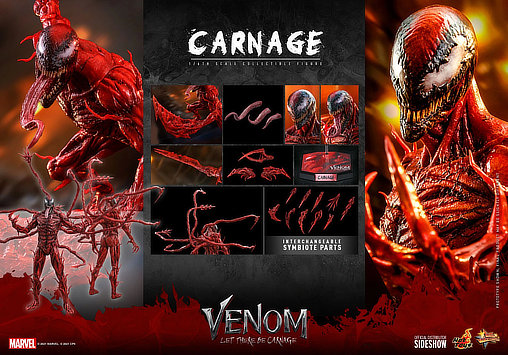Venom - Let There Be Carnage: Carnage, 1/6 Figur von Hot Toys