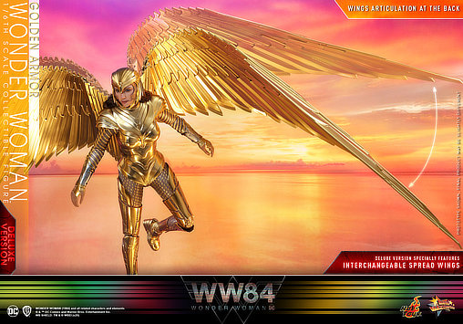 Wonder Woman 1984: Golden Armor Wonder Woman - Deluxe, 1/6 Figur von Hot Toys