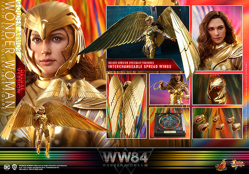 Wonder Woman 1984: Golden Armor Wonder Woman - Deluxe, 1/6 Figur von Hot Toys
