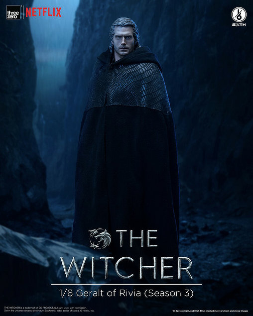 The Witcher: Geralt of Rivia - Season 3, 1/6 Figur von ThreeZero
