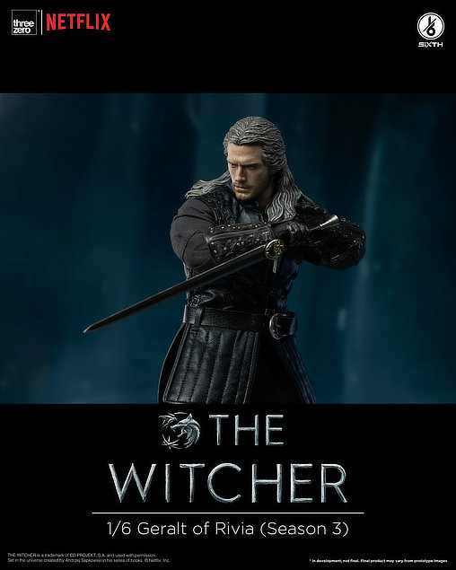 The Witcher: Geralt of Rivia - Season 3, 1/6 Figur von ThreeZero